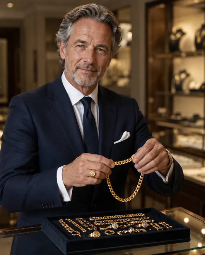 Bijoux anciens, montres et accessoires de luxe